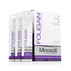 Foligain Minoxidil 2 Percent Foam 3 Month Supply For Women 2oz 300x300