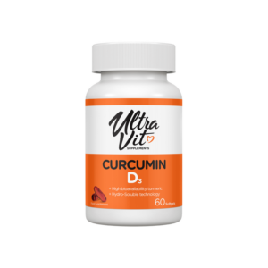 UltraVit Curcumin Vitamin D3 - Куркума + Витамин D3, Разфасовка 60 sgels