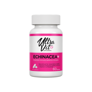 UltraVit Echinacea+ - Ехинацея, Разфасовка 60 caps