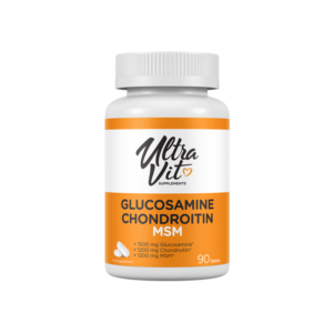 UltraVit Glucosamine Chondroitin MSM - Ставен Комплекс, Разфасовка 90 tabs