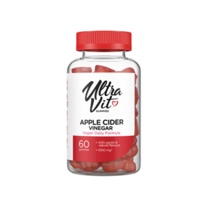 UltraVit Gummies Apple Cider Vinegar, Вкус Ябълка, Разфасовка 60 gummies