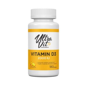 UltraVit Vitamin D3 2000 - Витамин D, Разфасовка 180 sgels