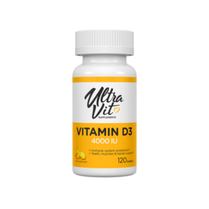 UltraVit Vitamin D3 4000 - Витамин D, Разфасовка 120 sgels
