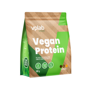 VPLab Vegan Protein - Вегетариански Протеин, Вкус Шоколад, Разфасовка 500g