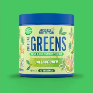 Applied Nutrition Critical Greens Unflavoured - Антиоксидантна Формула, Вкус Неовкусен, Разфасовка 250g