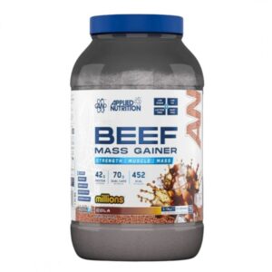 Applied Nutrition Beef Mass Gainer - Телешки Гейнър, Вкус Касис, Разфасовка 3.130kg