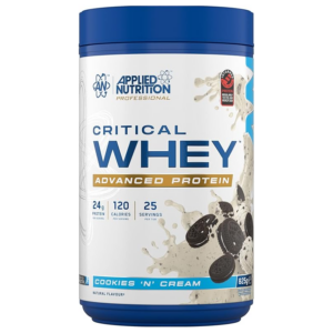 Applied Nutrition Critical Whey - Суроватъчен Протеин, Вкус Бисквитки с крем, Разфасовка 825g