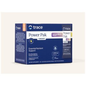 Trace Minerals Power Pak + Immunity - Мултивитамини и Минерали, Вкус Грейпфрут, Разфасовка 30 packs