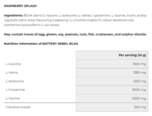 Battery Nutrition Rebel Bcaa Advanced 1 300x228 "nutrition