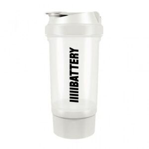 Battery Nutrition Shaker Plus White 300x300