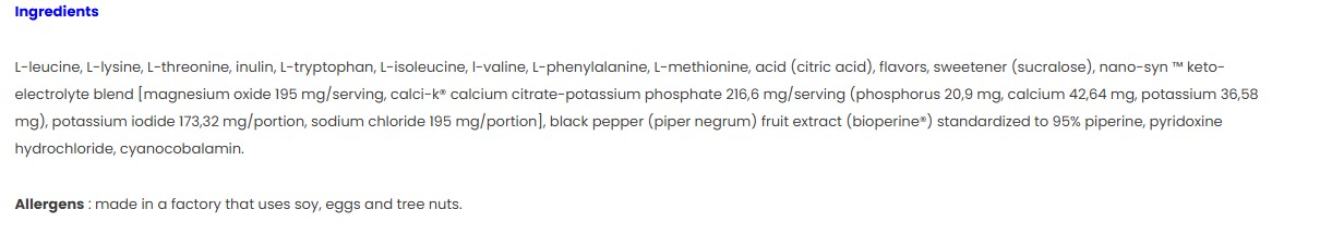 Eaa Ingredients 1 nanosupps