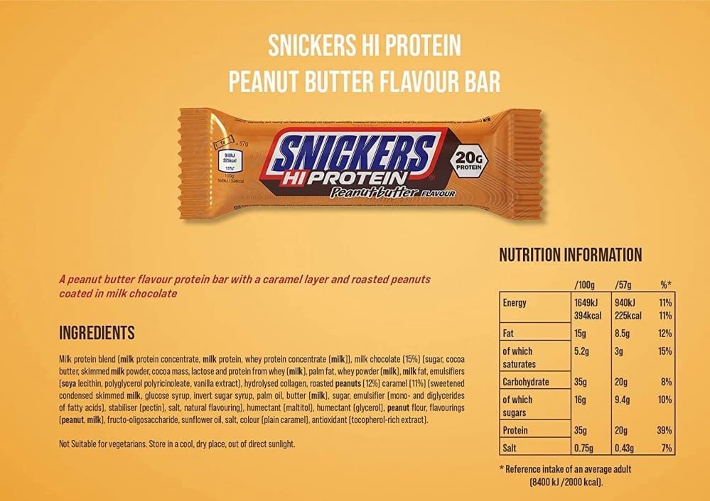 Mars Protein Snickers Hi Protein Bar